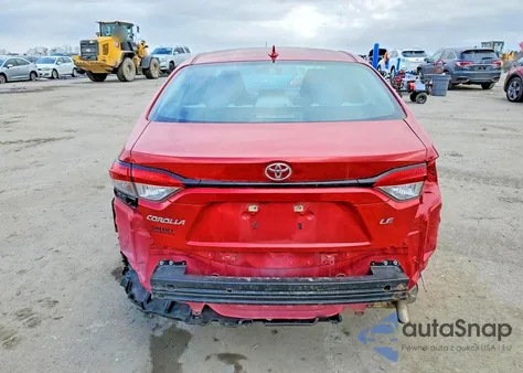 2021 Toyota Corolla Le z USA, uszkodzony, nr VIN 5YFEPMAE0MP187531
